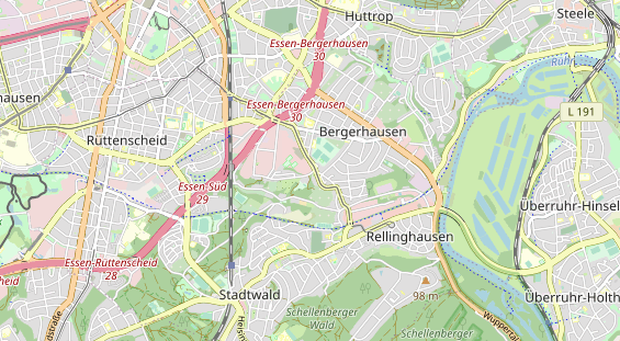 physical therapy on map