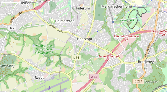 physical therapy on map