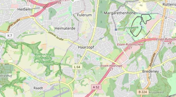 physical therapy on map