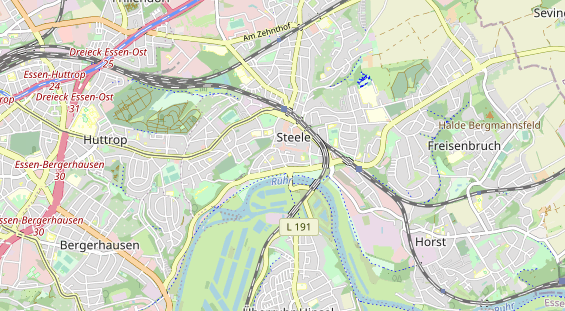 physical therapy on map