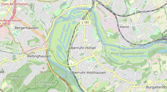 physical therapy on map