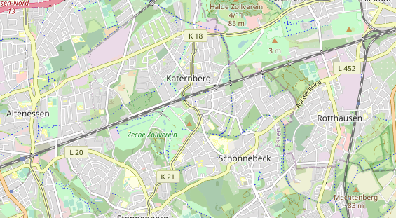 physical therapy on map