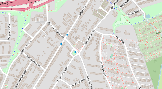 Physiotherapie auf Satellitenbild