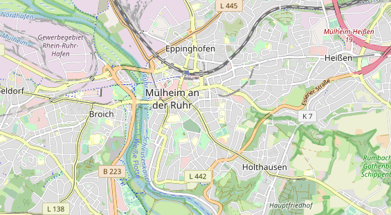 physical therapy on map