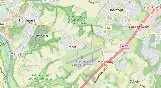 physical therapy on map