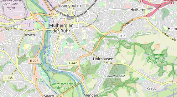 physical therapy on map