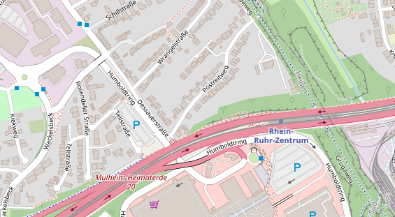 Physiotherapie auf Satellitenbild