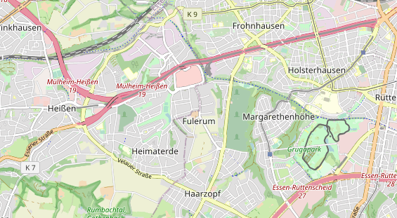 physical therapy on map