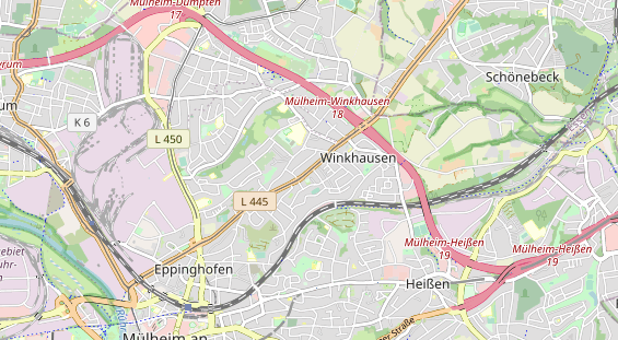 physical therapy on map