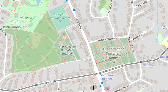 Physiotherapie auf Satellitenbild