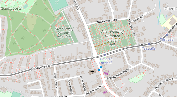 Physiotherapie auf Satellitenbild