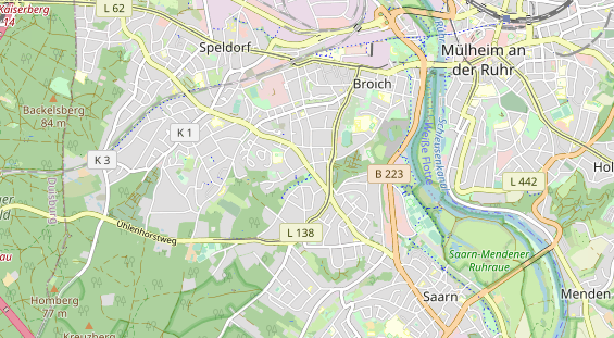 physical therapy on map