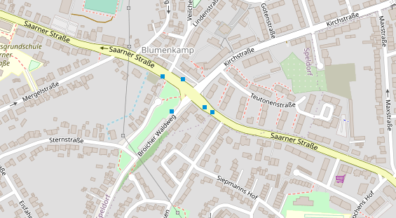 Physiotherapie auf Satellitenbild