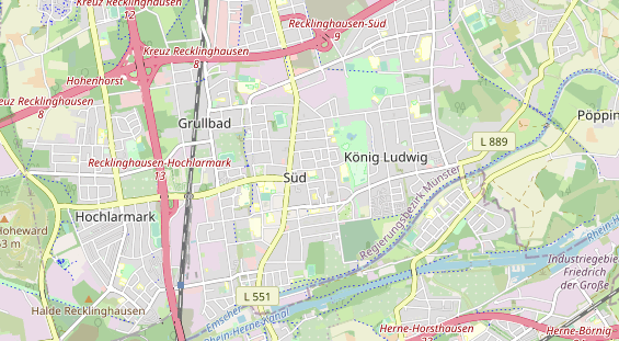 physical therapy on map