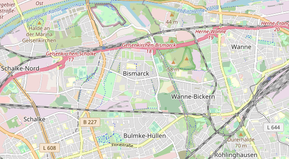 physical therapy on map