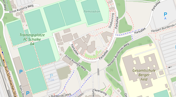 Physiotherapie auf Satellitenbild