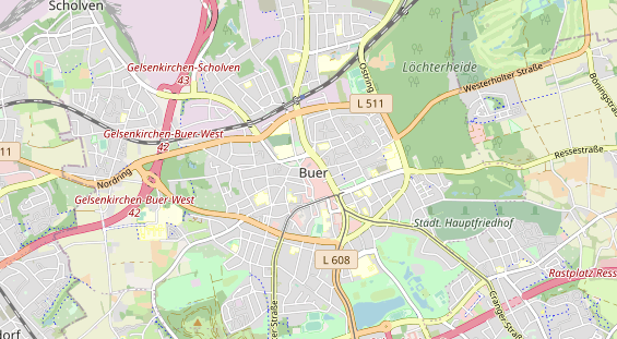 physical therapy on map