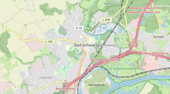 physical therapy on map