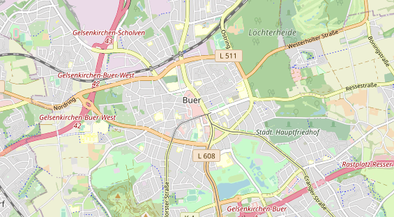 physical therapy on map
