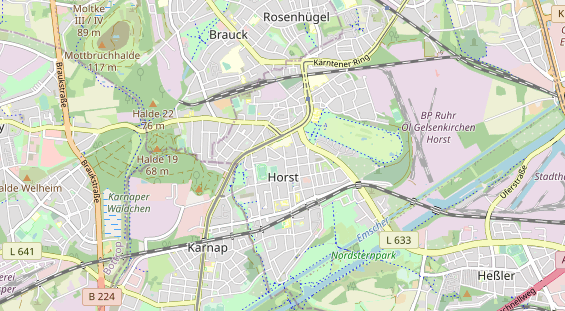 physical therapy on map