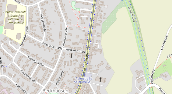 Physiotherapie auf Satellitenbild