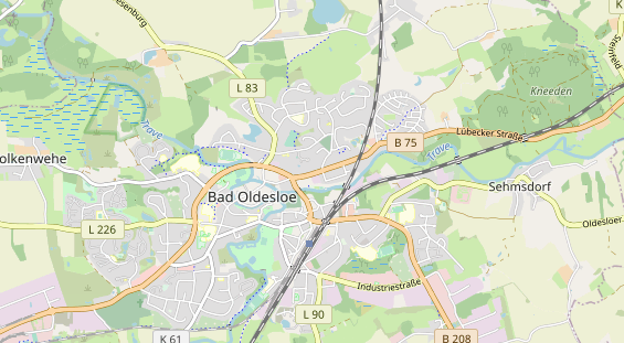 physical therapy on map
