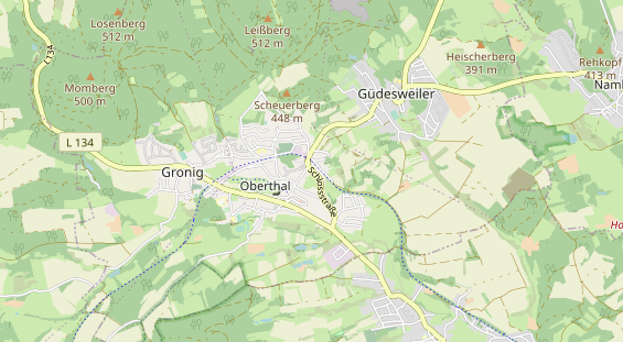 physical therapy on map