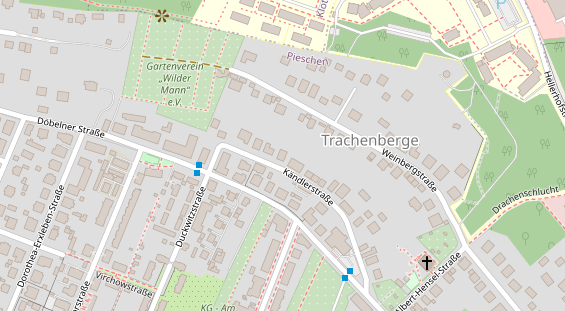 Physiotherapie auf Satellitenbild