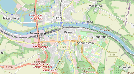 physical therapy on map