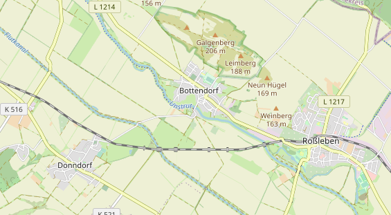 physical therapy on map