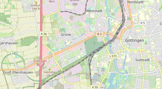 physical therapy on map