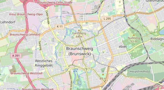 physical therapy on map