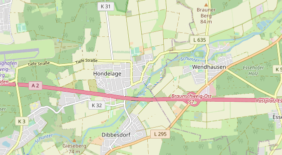 physical therapy on map