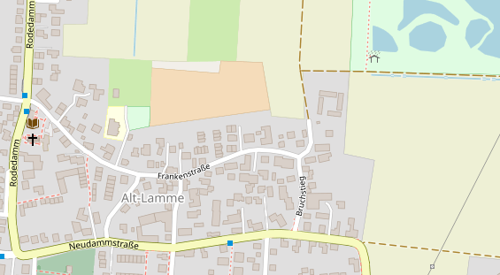 Physiotherapie auf Satellitenbild