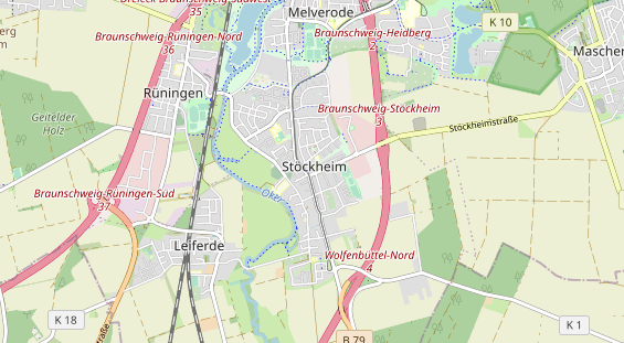 physical therapy on map