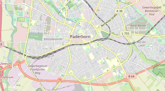 physical therapy on map