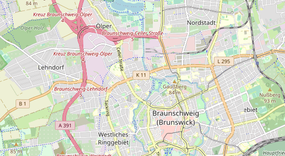 physical therapy on map