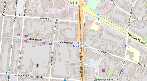 Physiotherapie auf Satellitenbild