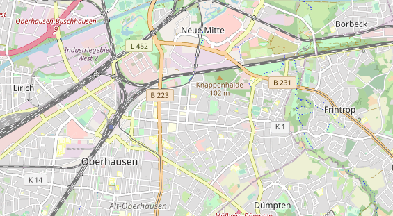 physical therapy on map
