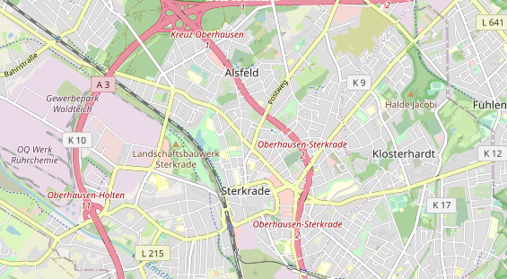 physical therapy on map