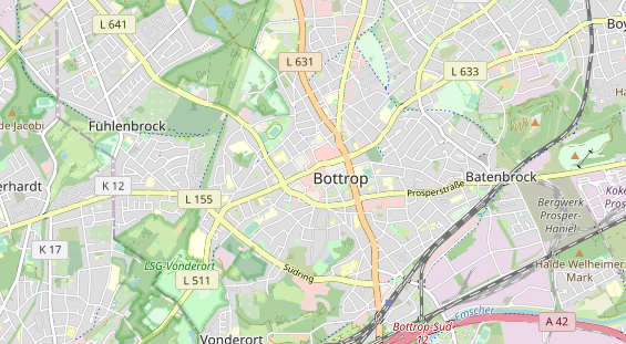 physical therapy on map