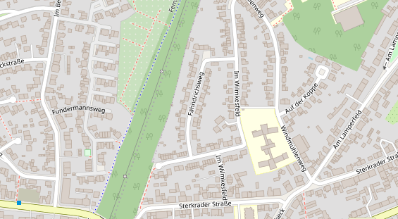 Physiotherapie auf Satellitenbild