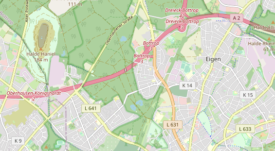 physical therapy on map