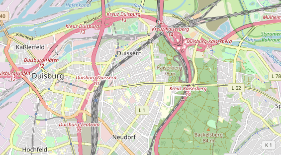 physical therapy on map