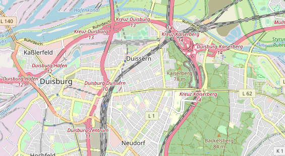 physical therapy on map