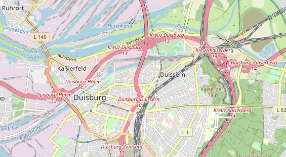 physical therapy on map