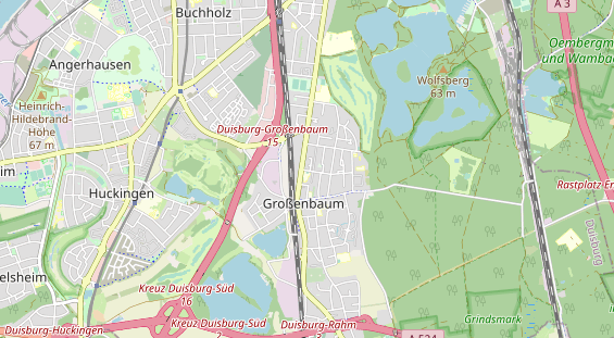 physical therapy on map