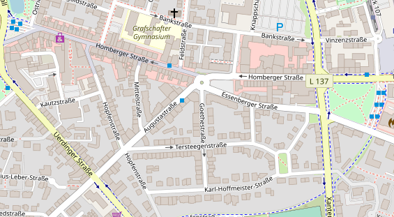 Physiotherapie auf Satellitenbild