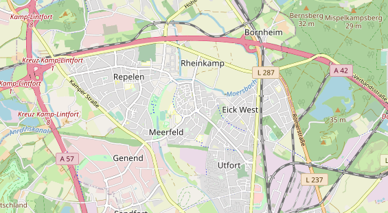 physical therapy on map