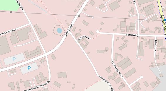 Physiotherapie auf Satellitenbild